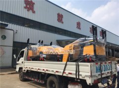 三臺座駕壓路機，兩臺井蓋切割機成功發(fā)出