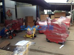 黃金周后發(fā)貨忙，小型壓路機(jī)成功發(fā)出