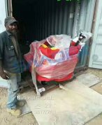 手扶雙輪壓路機(jī)漂洋過海，成功抵達(dá)南非