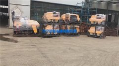 一批手扶壓路機(jī)，座駕壓路機(jī)成功出口國(guó)外