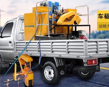 <b>車載式劃線機(jī)，針對大工程量的交通標(biāo)線施工</b>